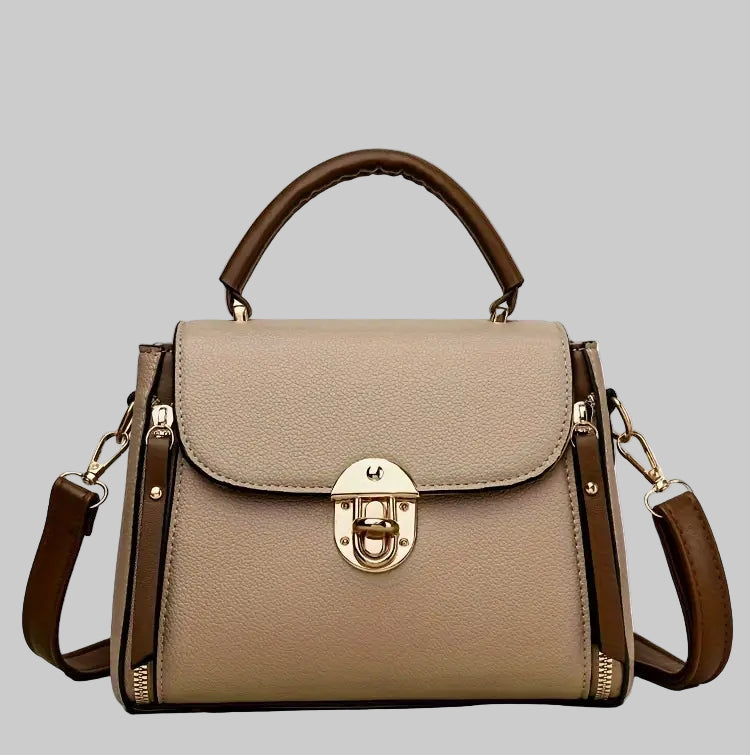 Casual Style Crossbody Bag for Women with Adjustable Strap, Solid Color, Magnet Closure