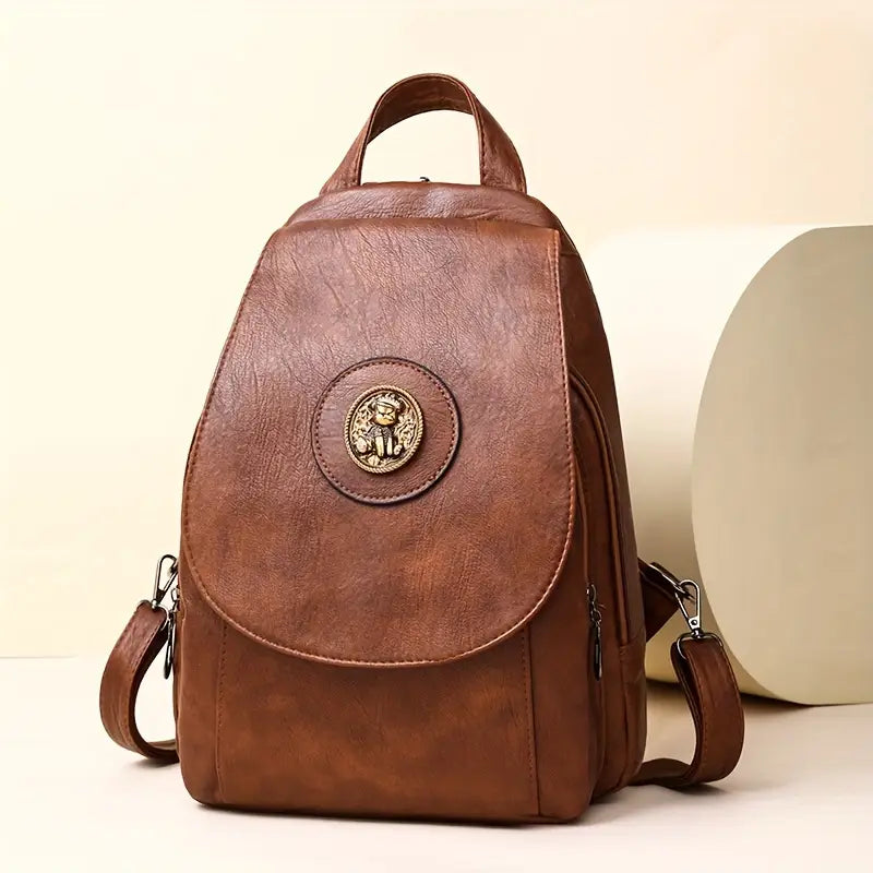 Retro Women's backpack with adjustable backpack style suitable for daily wear or work use