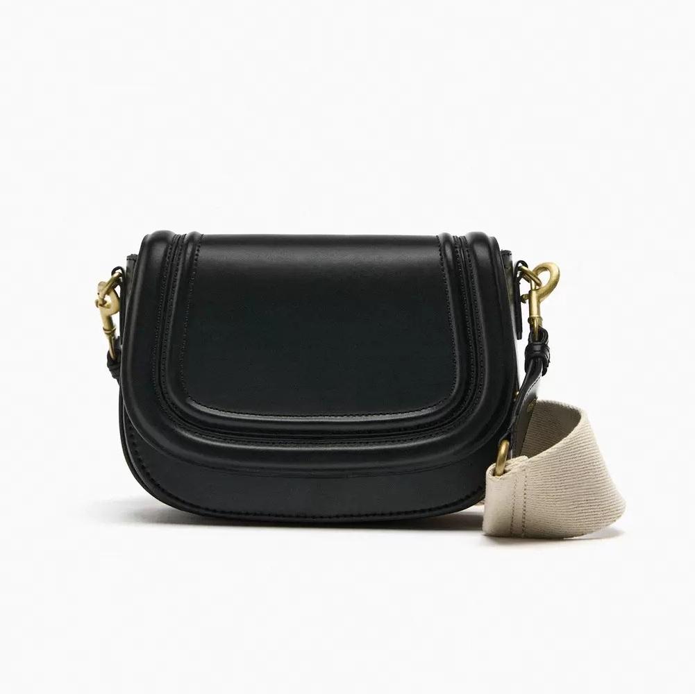 Stylish Crossbody Bag | Adjustable Wide Strap and Multiple Zippers