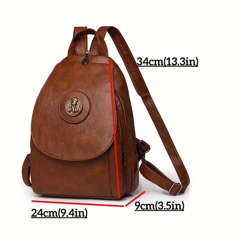 Retro Women's backpack with adjustable backpack style suitable for daily wear or work use